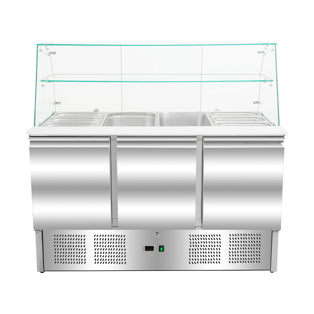 CNJT commercial refrigerator saladette counter